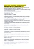 OSTOMY CARE LATEST 2026 CORE EXAM MANUAL QUESTIONS AND SOLUTIONS GUARANTE