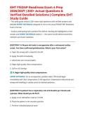 EMT FISDAP Readiness Exam 4 Prep 2026&sol;2027 &vert; 200&plus; Actual Questions & Verified Detailed Solutions &vert; Complete EMT Study Guide