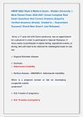 NRNP 6665 Week 6 Midterm Exam - Walden University &vert;&vert; &NewLine;Most Recent Exam 2026-2027 Actual Complete Real &NewLine;Exam Questions And Correct Answers &lpar;Expertly &NewLine;Verified Answers&rpar; Already  Graded A&plus; &vert; Guaranteed &NewLine;Success&excl;&excl; Brand New Exam&excl;&excl; Just Released&period;  