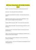 WCC Exam Study Guide with Verified Solutions Latest