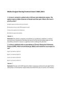 Medical-Surgical Nursing Practicum Exam 3 2026 &vert;WCU