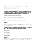 NURS 121L-A Medical-Surgical Nursing Practicum - Exam 2&NewLine;Comprehensive Prep 2026 &vert;WCU