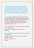 NUR 180 FINAL EXAM hondros &vert;&vert; MOST RECENT            &NewLine;EXAM 2026-2027 ACTUAL COMPLETE REAL EXAM &NewLine;QUESTIONS AND CORRECT ANSWERS &lpar;VERIFIED &NewLine;ANSWERS&rpar; ALREADY GRADED A&plus; &vert; GUARANTEED &NewLine;SUCCES&excl;&excl; BRAND NEW EXAM&excl;&excl; JUST RELEASED&period;