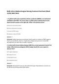 NURS 121L-A Medical-Surgical Nursing Practicum Exam 2026 &vert;WCU