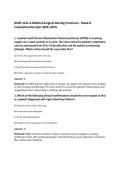 NURS 121L-A Medical-Surgical Nursing Practicum - Week 8&NewLine;Comprehensive Quiz 2026 &vert;WCU