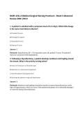NURS 121L-A Medical-Surgical Nursing Practicum - Week 5 Advanced&NewLine;Review 2026 &vert;WCU