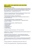 NR574 LATEST 2026 QUESTIONS AND SOLUTIONS GUARANTEE 