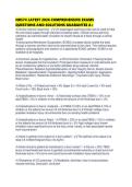 NR574 LATEST 2026 COMPREHENSIVE EXAMS QUESTIONS AND SOLUTIONS GUARANTEE 