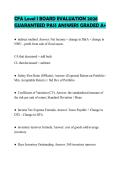 CFA Level I BOARD EVALUATION 2026&NewLine;GUARANTEED PASS ANSWERS GRADED A&plus;&NewLine;