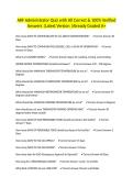 ARF Administrator Quiz with All Correct & 100&percnt; Verified Answers &vert;Latest Version &vert;Already Graded A&plus;