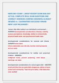 NURS 6001 EXAM 1 &vert;&vert; MOST RECENT EXAM 2026-2027 &NewLine;ACTUAL COMPLETE REAL EXAM QUESTIONS AND &NewLine;CORRECT ANSWERS &lpar;VERIFIED ANSWERS&rpar; ALREADY &NewLine;GRADED A&plus; &vert; GUARANTEED SUCCESS&excl;&excl; BRAND &NewLine;NEW&excl;&excl; JUST RELEASED&excl;&excl;
