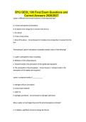 BYU GEOL 109 Final Exam Questions and Correct Answers 2026&sol;2027