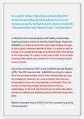 Nursing 527 Wilkes &vert;&vert; Most Recent Exam 2026-2027 &NewLine;Actual Complete Real Exam Questions And Correct &NewLine;Answers &lpar;Expertly Verified Answers&rpar; Already Graded A&plus; &NewLine;&vert; Guaranteed Success&excl;&excl; Newest Exam &vert; Just Released&excl;&excl;