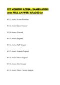 CFT MONITOR ACTUAL EXAMINATION 2026 FULL ANSWERS GRADED A&plus;&period;pdf&NewLine;&NewLine;