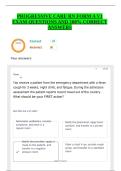 PROGRESSIVE CARE RN FORM A V1 EXAM QUESTIONS AND 100&percnt; CORRECT ANSWERS