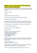 SCRIBE U LATEST 2026 EVALUATION TEST QUESTIONS AND SOLUTIONS GUARANTEE
