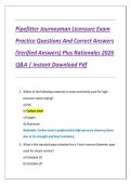 Pipefitter Journeyman Licensure Exam Practice Questions And Correct Answers &lpar;Verified Answers&rpar; Plus Rationales 2026 Q&A &vert; Instant Download Pdf