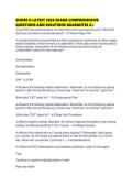 SCRIBE U LATEST 2026 EXAMS COMPREHENSIVE QUESTIONS AND SOLUTIONS GUARANTEE 