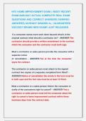 NYC HOME IMPROVEMENT EXAM &vert;&vert; MOST RECENT            &NewLine;EXAM 2026-2027 ACTUAL COMPLETE REAL EXAM &NewLine;QUESTIONS AND CORRECT ANSWERS &lpar;VERIFIED &NewLine;ANSWERS&rpar; ALREADY GRADED A&plus; &vert; GUARANTEED &NewLine;SUCCES&excl;&excl; BRAND NEW EXAM&excl;&excl; JUST RELEASED&period; 