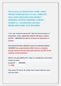 NYS Funeral Law EXAM STUDY GUIDE &vert;&vert; MOST &NewLine;RECENT EXAM 2026-2027 ACTUAL COMPLETE            &NewLine;REAL EXAM QUESTIONS AND CORRECT                   &NewLine;ANSWERS &lpar;VERIFIED ANSWERS&rpar; ALREADY                   &NewLine;GRADED A&plus; &vert; GUARANTEED SUCCES&excl;&excl;                       
