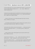 CD 415 FINAL &ndash; Questions & Answers 100&percnt; Verified 2026&sol;2027 &vert; Already Graded A&plus; Guaranteed Pass&excl;&excl;
