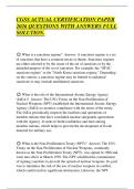 CGSS ACTUAL CERTIFICATION PAPER&NewLine;2026 QUESTIONS WITH ANSWERS FULL&NewLine;SOLUTION&period;