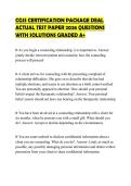 CGSS CERTIFICATION PACKAGE DEAL&NewLine;ACTUAL TEST PAPER 2026 QUESTIONS&NewLine;WITH SOLUTIONS GRADED A&plus;