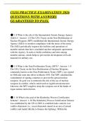 CGSS PRACTICE EXAMINATION 2026&NewLine;QUESTIONS WITH ANSWERS&NewLine;GUARANTEED TO PASS