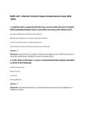 NURS 120 &vert; Infection Control & Sepsis Comprehensive Exam 2026&NewLine;&vert;WCU