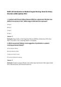 NURS 120 Introduction to Medical-Surgical Nursing&colon; Renal & Urinary&NewLine;Disorders &lpar;2026 Update&rpar; WCU