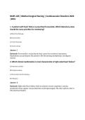 NURS 120 &vert; Medical-Surgical Nursing &vert; Cardiovascular Disorders 2026&NewLine;&vert;WCU