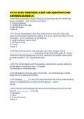 U3 ICC TANK TIGHTNESS LATEST 2026 QUESTIONS AND ANSWERS GRADED