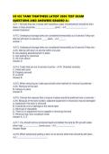 U3 ICC TANK TIGHTNESS LATEST 2026 TEST EXAM QUESTIONS AND ANSWERS GRADED 