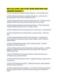 MCN 538 LATEST 2026 STUDY GUIDE QUESTIONS AND ANSWERS GRADED