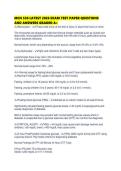 MCN 538 LATEST 2026 EXAM TEST PAPER QUESTIONS AND ANSWERS GRADED
