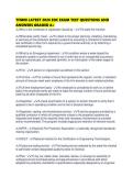 TFM08 LATEST 2026 EOC EXAM TEST QUESTIONS AND ANSWERS GRADED