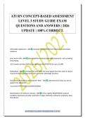 ATI RN CONCEPT-BASED ASSESSMENT&NewLine;LEVEL 3 STUDY GUIDE EXAM&NewLine;QUESTIONS AND ANSWERS &vert; 2026&NewLine;UPDATE &vert; 100&percnt; CORRECT&period;