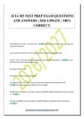 AVIA 305 TEST PREP EXAM QUESTIONS&NewLine;AND ANSWERS &vert; 2026 UPDATE &vert; 100&percnt;&NewLine;CORRECT&period;