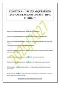 COMPTIA A&plus; 1101 EXAM QUESTIONS&NewLine;AND ANSWERS &vert; 2026 UPDATE &vert; 100&percnt;&NewLine;CORRECT&period;