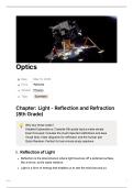8Th Grade Physics&colon; Complete Optics & Light Summary Notes