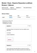 PSYC 140 Module 1 Exam - Requires Respondus LockDown Browser &plus; Webcam &vert;Questions and Answers&vert;2026 Update&vert;100&percnt; Correct&period;