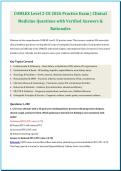COMLEX Level 2-CE 2026 Practice Exam &vert; Clinical Medicine Questions with Verified Answers & Rationales &vert; INSTANT PDF DOWNLOAD