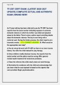 TF-CBT CERT EXAM &vert; &lbrace;LATEST 2026&sol; 2027 &NewLine;UPDATE&rcub; COMPLETE ACTUAL AND AUTHENTIC &NewLine;EXAM &vert; BRAND NEW&excl;