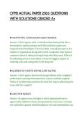 CPPB ACTUAL PAPER 2026 QUESTIONS&NewLine;WITH SOLUTIONS GRADED A&plus;