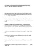 VFIS EXAM &vert; ACTUAL QUESTIONS AND ANSWERS &vert; 2026 UPDATE &vert; WITH COMPLETE SOLUTIONS&period;