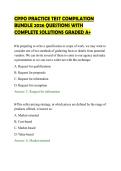 CPPO PRACTICE TEST COMPILATION&NewLine;BUNDLE 2026 QUESTIONS WITH&NewLine;COMPLETE SOLUTIONS GRADED A&plus;