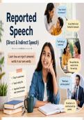 Ultimate Reported Speech Masterclass PPT &vert; Direct & Indirect Speech Complete Grammar Notes for CBSE Students & Teachers