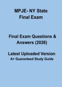 MPJE &ndash; NY State Pharmacy Law Exam Prep & Study Guide 2026