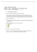 GEOG 1113L LAB 6&colon; MASS MOVEMENT &vert; QUESTIONS AND ANSWERS &vert; 2026 UPDATE &vert; WITH COMPLETE SOLUTIONS&period;