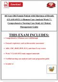 60-Year-Old Female Patient with Shortness of Breath &lpar;CLASS 6512&rpar; &vert; i-Human Case Analysis Week 7 &vert; Comprehensive Nursing Case Study & Clinical Management Guide